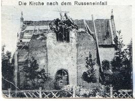 Großgarten, Kreis Angerburg Possessern, Zerstörte Kirche II 