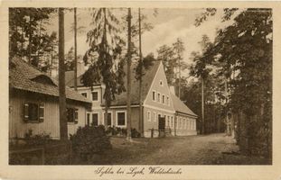 Walden, Ort mit Försterei und Bahnstation, Kreis Lyck Sybba, Waldschänke I 