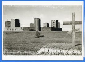 Hohenstein Kr. Osterode, Stadt, Kreis Osterode Hohenstein i. Ostpr., Reichsehrenmal Tannenberg mit Russenkreuz Хоэнштайн (Вост. Прус.), имперский мемориал Танненберг с русским крестом