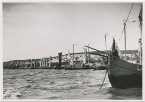  Kurische Nehrung, Kurenkähne / Fischerflotte bei Pillkoppen II Куршская коса, куршские чёлны рыбацкой флотилии у Пилькоппен, II