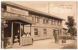 Nidden, Kreis Memel Nidden, Gasthaus und Hotel Herrmann Blode, VII Нидден, трактир и отель Германа Блоде, VII