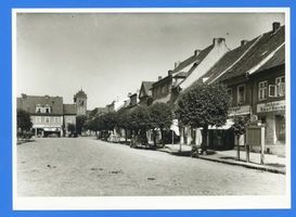 Gerdauen, Stadt und Bahnstation, Kreis Gerdauen Gerdauen, Marktplatz II Гердауэн, рыночная площадь, II