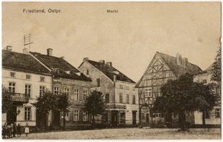 Friedland (Ostpr.), Kreis Bartenstein Friedland (Ostpr.), Markt II 