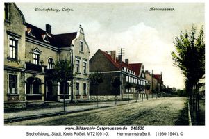 Bischofsburg, Stadt, Kreis Rößel Herrmannstraße  