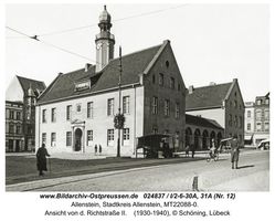 Allenstein, Stadtkreis Allenstein  Allenstein, Altes Rathaus