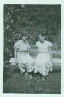 Eberswalde Kr. Gerdauen, Kreis Gerdauen Eberswalde, Gut, Im Gutsgarten Эберсвальде, имение, в саду имения