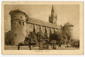 Königsberg (Pr.), Stadtkreis Königsberg Königsberg (Pr.), Schloß, Westseite XII Königsberg, Schloß