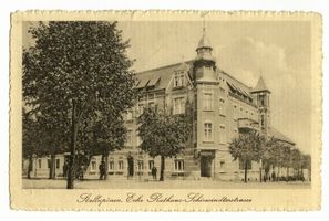 Ebenrode, Stadt, Kreis Ebenrode Ebenrode fr. Stallupönen, Ecke Rathaus-Schirwindterstraße 
