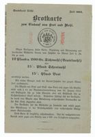 Tilsit, Stadt, Stadtkreis Tilsit Tilsit, Titelseite zur Brotkarte des Stadtkreises Tilsit von 1915 Тильзит, титульный лист к хлебной карточке города Тильзит 1915