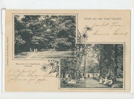  Upalten Kr. Angerburg, Weg nach der Angerburger Aussicht, Wirtshaus 