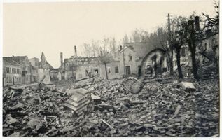 Schloßberg, Kreisstadt, Kreis Schloßberg Pillkallen Kr. Schloßberg, Das zerstörte Pillkallen III Erster Weltkrieg