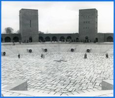 Hohenstein Kr. Osterode, Stadt, Kreis Osterode Hohenstein i. Ostpr., Reichsehrenmal Tannenberg Innenhof, Teilansicht IV Hohenstein, Tannenberg-Nationaldenkmal