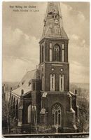 Lyck, Stadt, Kreis Lyck Lyck, Katholische Kirche - Kriegszerstörungen Лык, католическая церковь — военные разрушения