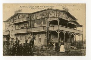 Königsberg (Pr.), Stadtkreis Königsberg Königsberg (Pr.), Kurhaus  Sybba  nach dem Russeneinfall 