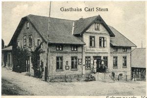 Schmauch, Kreis Preußisch Holland Schmauch, Gasthaus Carl Stern Смаух, трактир Карла Штерна