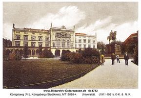 Königsberg (Pr.), Stadtkreis Königsberg  Königsberg, Universität