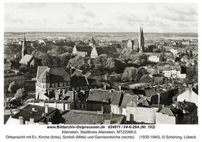 Allenstein, Stadtkreis Allenstein  Allenstein, Panoramabilder