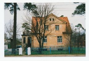 Metgethen, Ort und Bahnstation, Stadtkreis Königsberg Birkenweg 24 Metgethen, Birkenweg 24, Haus Guddath Metgethen, Häuser früher und heute
