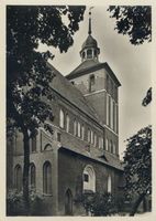 Bartenstein, Kreis Bartenstein Bartenstein, Pfarrkirche, von Nordost Бартенштайн, приходская церковь, с северо-востока
