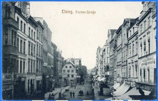 Elbing, Stadt, Stadtkreis Elbing Elbing, Fischerstraße Эльбинг, Фишерштрассе