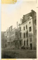 Goldap, Kreis Goldap Goldap, Ulanenallee, zerstört Ostpreußen, Zweiter Weltkrieg und das Ende