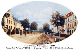 Tapiau, Kreis Wehlau Königsberger Straße