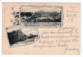 Roßlinde, Kreis Gumbinnen Brakupönen, Remonte-Depot, Schule 