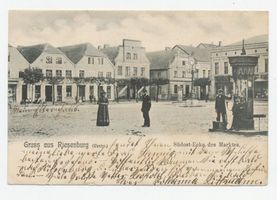 Riesenburg, Kreis Rosenberg Riesenburg, Marktplatz, Südost-Ecke 