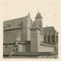 Marienburg, Westpr., Kreis Marienburg Marienburg, Hochschloss und Schlosskirche von  Südosten XXIII Marienburg, Schloß