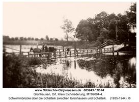 Grünhausen, Ort, Kreis Elchniederung 