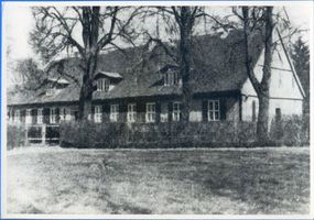 Ruß, Kreis Heydekrug Ruß, Das Ankersche Haus Ruß, Petersbrücke