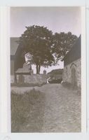 Obrotten, Kreis Samland Obrotten, Gutshof, Ausfahrt zum Wald 