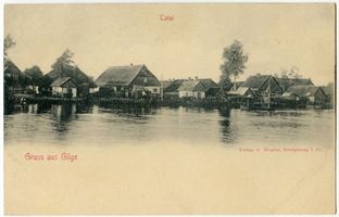 Gilge, Kreis Labiau Gilge, Totalansicht II Labiau, Orte im Kreis