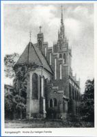 Königsberg (Pr.), Stadtkreis Königsberg Oberhaberberg Königsberg (Pr.), St. Katharina, Kirche zur heiligen Familie Königsberg, Katholische Kirche zur Heiligen Familie
