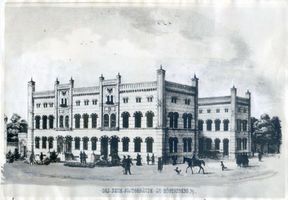 Königsberg (Pr.), Stadtkreis Königsberg Poststraße Königsberg, Poststraße, Postamt um 1868 Königsberg, Postamt