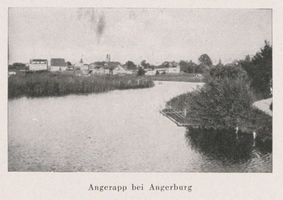 Angerburg Kr. Angerburg, Stadt, Kreis Angerburg Angerburg Kr. Angerburg, Der Fluss Angerapp bei Angerburg 