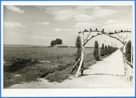 Rosenberg Kr. Heiligenbeil, Kreis Heiligenbeil Rosenberg Kr. Heiligenbeil, Haffpromenade mit Blick auf die Badeanstalt Розенберг, р-н Хайлигенбайль, набережная залива с видом на купальню