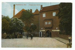 Rastenburg, Stadt, Kreis Rastenburg Rastenburg, Eingang zum Schloß 