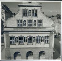 Braunsberg Kr. Braunsberg, Kreis Braunsberg Braunsberg, Rathaus, Teilansicht des Giebels III Braunsberg, Rathaus