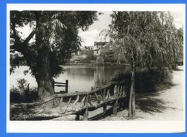 Sensburg, Stadt, Kreis Sensburg Sensburg, Am Schwanenteich Зенсбург, у Лебединого пруда
