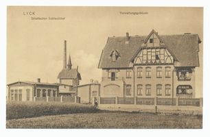 Lyck, Stadt, Kreis Lyck Lyck, Städtischer Schlachthof, Verwaltungsgebäude 