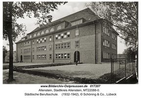 Allenstein, Stadtkreis Allenstein  Allenstein, Schulen