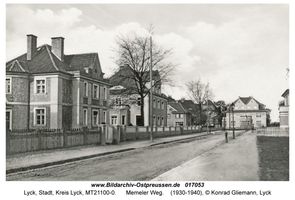 Lyck, Stadt, Kreis Lyck Memeler Weg