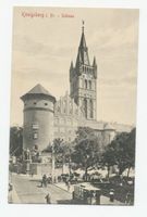 Königsberg (Pr.), Stadtkreis Königsberg Königsberg, Kaiser-Wilhelm-Platz mit Schloß Königsberg, Schloß
