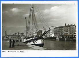 Elbing, Stadt, Stadtkreis Elbing Elbing, Lagerhäuser am Hafen Эльбинг, склады в порту