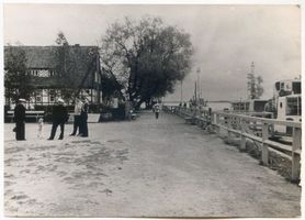 Lötzen, Stadt, Kreis Lötzen Lötzen, Dampferanlegestelle und Jugendherberge V 