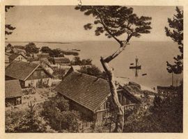 Nidden, Kreis Memel Nidden, Italienblick XVII Nidden, Landschaft - Ostsee - Umgebung