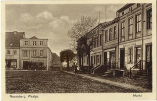 Rosenberg (Westpr.), Kreis Rosenberg Rosenberg (Westpr.), Markt 