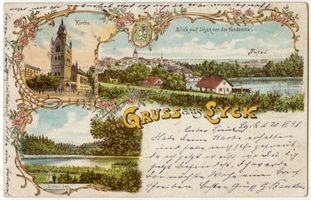 Lyck, Stadt, Kreis Lyck Lyck, Stadtansichten 