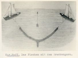  Kurisches Haff, Das Fischen mit dem Braddengarn Kurisches Haff, Fischerei
